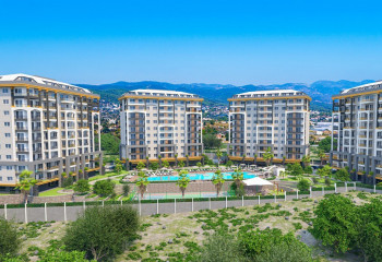 Апартаменты 4+1 в Авсалларе, Алания, Турция 