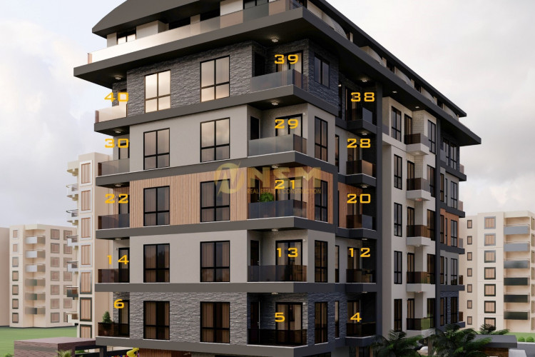 Квартира 1+1 в Алании, Турция | PTE-39812