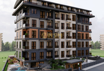 Квартира 1+1 в Алании, Турция