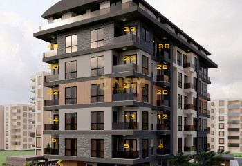 Квартира 1+1 в Алании, Турция | PTE-39812