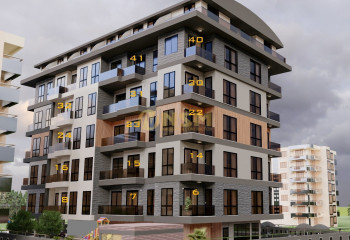 Квартира 1+1 в Алании, Турция | PTE-39812