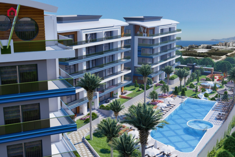 Квартира 1+1 в Каргыджаке, Алания, Турция | PBB-39357