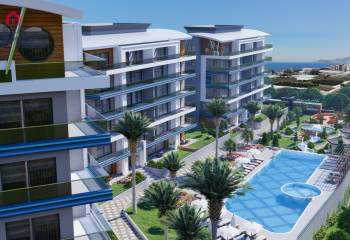 Квартира 1+1 в Каргыджаке, Алания, Турция | PBB-39357