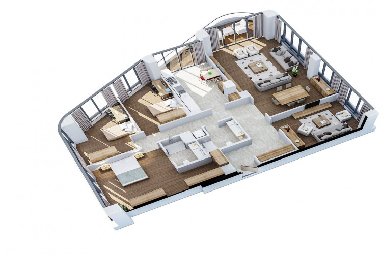 Квартира 4+1 в Аташехире, Стамбул, Турция | SBB-40953