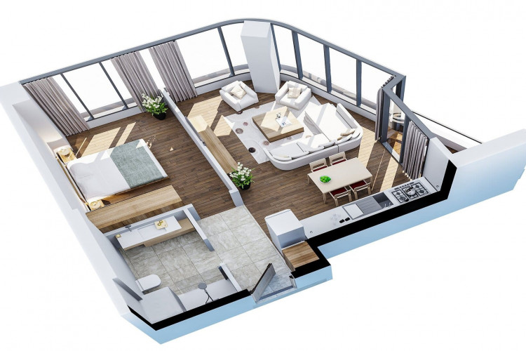 Квартира 1+1 в Аташехире, Стамбул, Турция | STE-40948