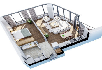 Квартира 1+1 в Аташехире, Стамбул, Турция | STE-40948