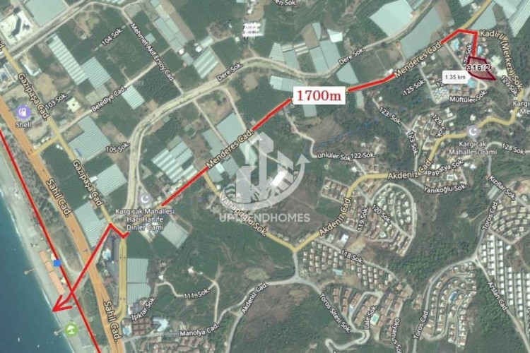 Квартира 1+1 в Каргыджаке, Алания, Турция | PBB-36105