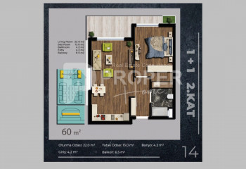 Квартира 5+1 в Коньяалты, Анталия, Турция | STE-41396