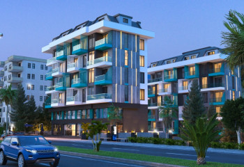 Квартира 2+1 в Алании, Турция