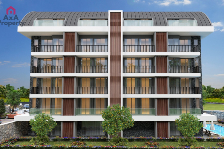 Квартира 1+1 в Оба, Алания, Турция | PTE-39379