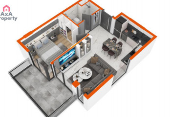 Квартира 1+1 в Оба, Алания, Турция | PTE-39379