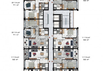 Квартира 1+1 в Алании, Турция | STE-38738