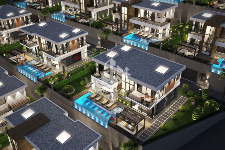 Вилла 3+1 в Каргыджаке, Алания, Турция | STE-11893