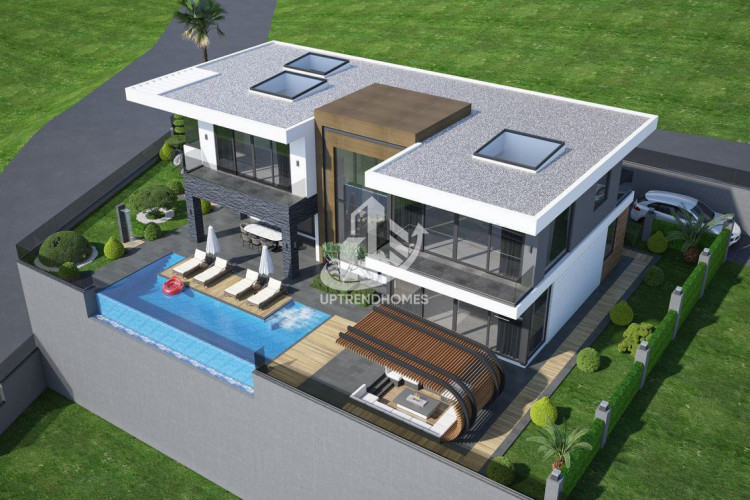 Вилла 3+1 в Каргыджаке, Алания, Турция | STE-11893