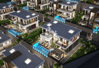 Вилла 3+1 в Каргыджаке, Алания, Турция | STE-11893