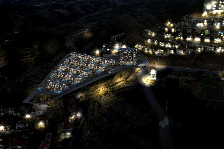 Вилла 3+1 в Каргыджаке, Алания, Турция | PTE-13237