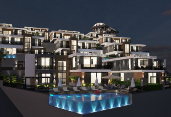 Вилла 3+1 в Каргыджаке, Алания, Турция | PTE-13237