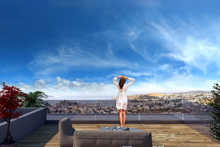 Вилла 3+1 в Бодруме, Турция | STE-14455