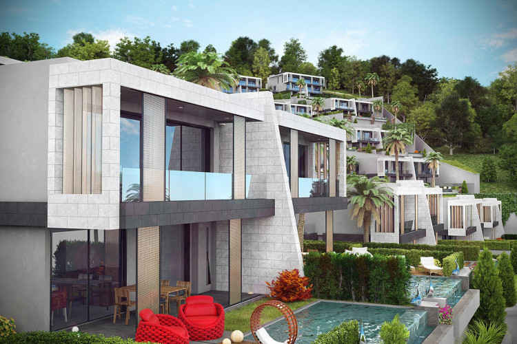 Вилла 3+1 в Бодруме, Турция | STE-14455