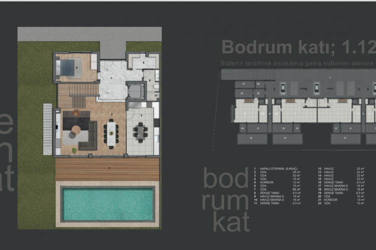 Вилла 6+1 в Коньяалты, Анталия, Турция | STE-17166