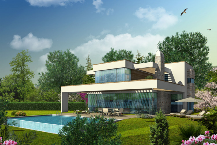 Вилла 5+1 в Гюмбете, Бодрум, Турция | SBB-17449