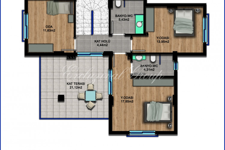 Вилла 4+1 в Дидиме, Турция | STE-17810
