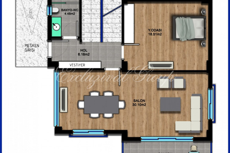 Вилла 4+1 в Дидиме, Турция | STE-17810