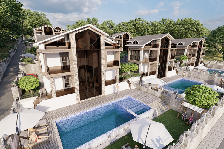 Вилла 4+1 в Олюдениз, Фетхие, Турция | STE-22443