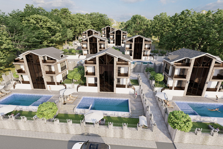 Вилла 4+1 в Олюдениз, Фетхие, Турция | STE-22443