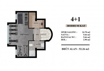 Вилла 4+1 в Олюдениз, Фетхие, Турция | STE-22443