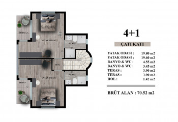 Вилла 4+1 в Олюдениз, Фетхие, Турция | STE-22443