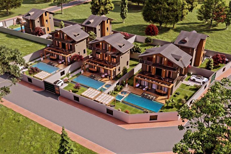 Вилла 4+1 в Олюдениз, Фетхие, Турция | SBB-22467