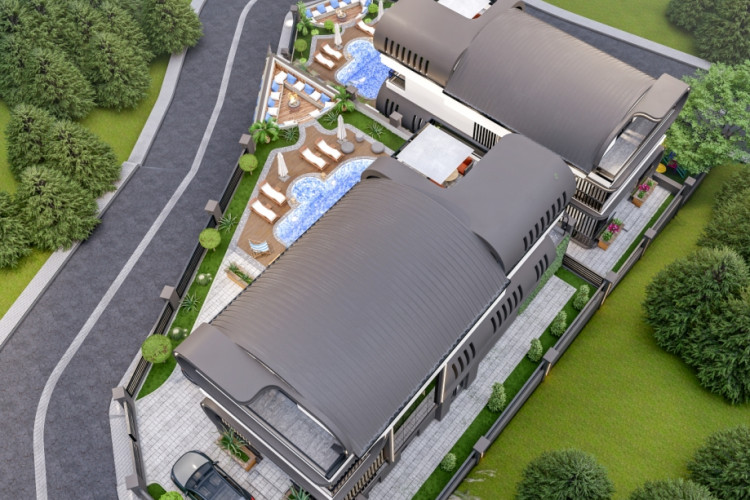 Вилла 5+1 в Алании, Турция | PBB-24647