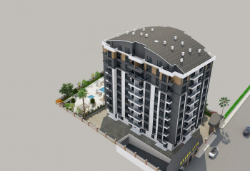 Квартира 1+1 в Коньяалты, Анталия, Турция | PTE-24805