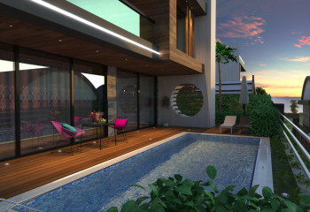 Вилла 4+1 в Каргыджаке, Алания, Турция | PBB-25386