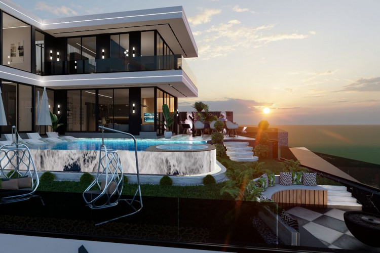 Вилла 4+1 в Каргыджаке, Алания, Турция | PBB-26397