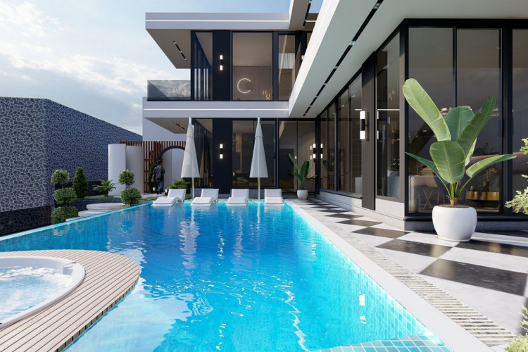 Вилла 4+1 в Каргыджаке, Алания, Турция | PBB-26397