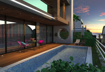 Вилла 4+1 в Каргыджаке, Алания, Турция | SBB-27692