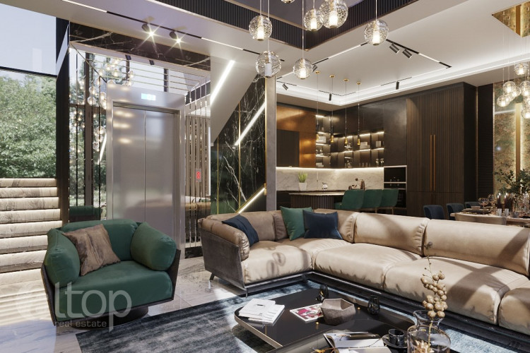 Вилла 5+1 в Алании, Турция | PTE-29458