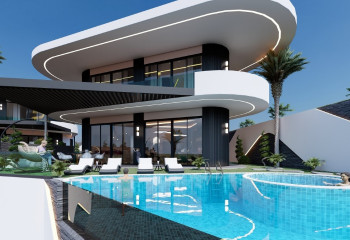 Вилла 3+1 в Каргыджаке, Алания, Турция | PKK-30621