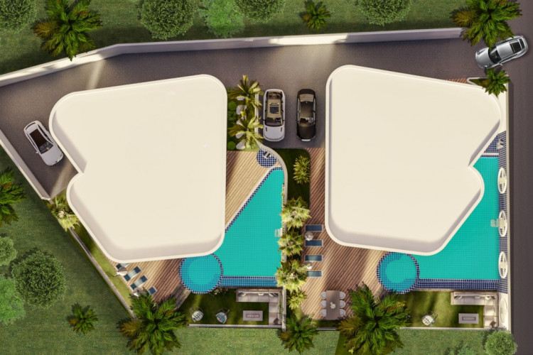 Вилла 3+1 в Каргыджаке, Алания, Турция | PTE-30622