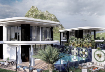 Вилла 3+1 в Каргыджаке, Алания, Турция | PTE-30622