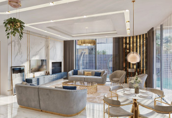 Вилла 3+1 в Каргыджаке, Алания, Турция | PTE-30622