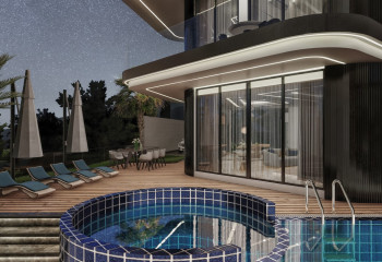 Вилла 3+1 в Каргыджаке, Алания, Турция | PTE-30622