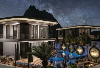 Вилла 3+1 в Каргыджаке, Алания, Турция | PTE-30622