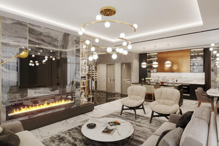 Вилла 4+1 в Каргыджаке, Алания, Турция | PTE-32205