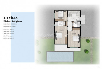 Вилла 4+1 в Бодруме, Турция | PKK-34566