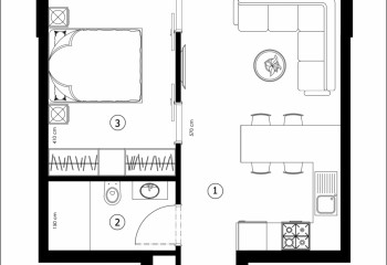 Квартира 1+1 в Кепезе, Анталия, Турция | PTE-34794