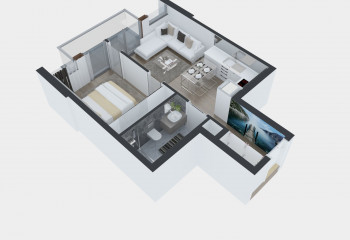 Квартира 1+1 в Кепезе, Анталия, Турция | PTE-34794