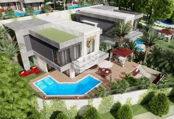 Вилла 4+1 в Каргыджаке, Алания, Турция | SBB-35445